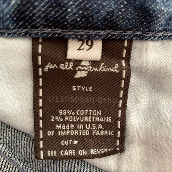 7 For All Mankind, Paint Splatter, Bootcut Jeans, Size 29 - Picture 11 of 12